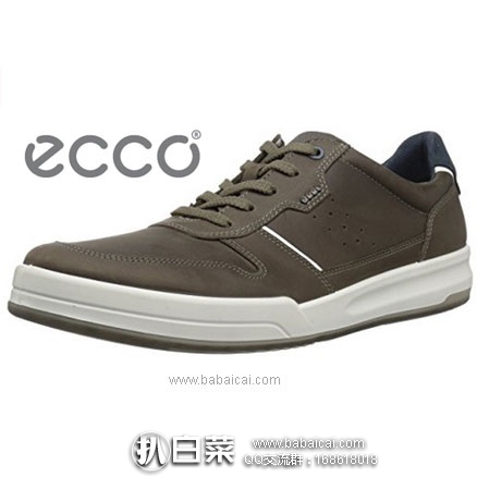 Amazon：ECCO 爱步 杰克系列 男士 休闲系带鞋  降至$69