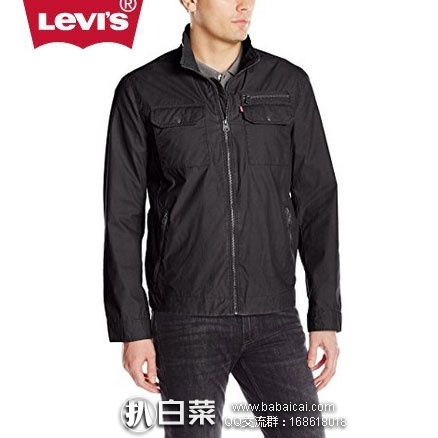 Amazon：Levi’s 李维斯 男士 经典牛仔 立领休闲夹克 原价$89，现降至3.1折$27.82