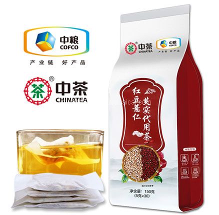 天猫商城：中粮出品 中茶牌 红豆薏米芡实茶 150g  现￥14.8，领￥5优惠券，券后￥9.8元包邮