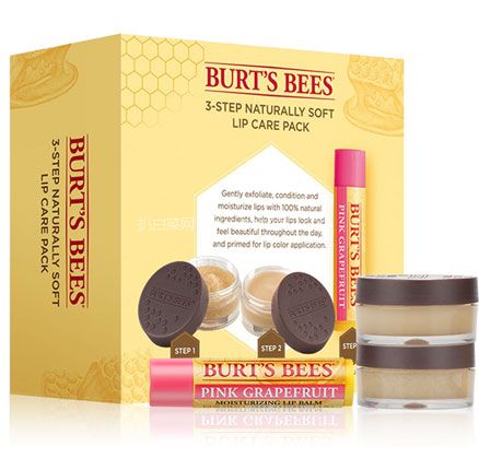 天猫商城：BURT’S BEES 小蜜蜂 天然护唇三部曲套组 双重优惠后￥79元包税包邮