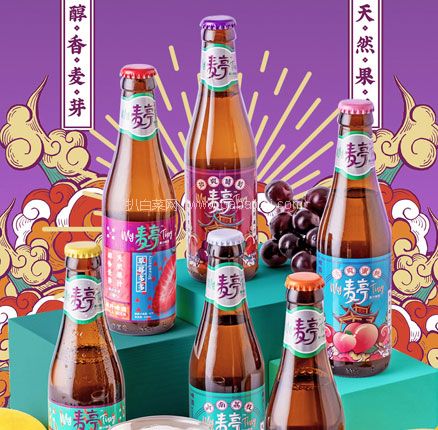 天猫商城：临期白菜价！麦亭 精酿果汁啤酒 330ml*6瓶  券后￥16.9元包邮