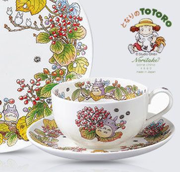 亚马逊海外购：Noritake 则武 TOTORO系列 龙猫特别收藏版骨瓷杯碟套装 T97285A 多款，含税直邮到手￥248.46