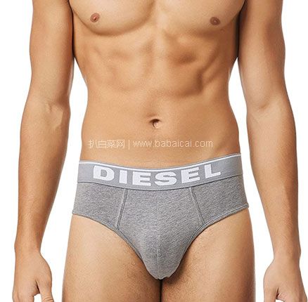 亚马逊海外购：Diesel 迪赛 UMBR-ANDRE 男士弹力三角内裤3条装，直邮含税到手￥159.19