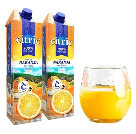 阿根廷原装进口 Citric 喜趣客 天然NFC果汁1000mL*2瓶 券后￥29.9元包邮