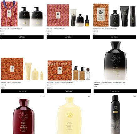 Cult Beauty英国官网：Oribe 贵妇洗护好价！贝嫂同款黄金发油£30 樱花粉洗发£36 8折！