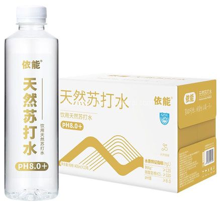 依能 天然弱碱性饮用苏打水  400ml*15瓶  券后￥29.9元包邮