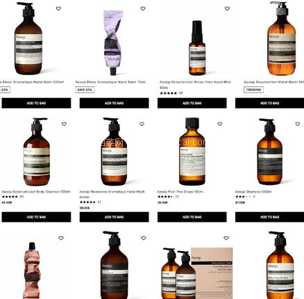 Cult Beauty英国官网：AESOP 伊索热促！新款护手霜£21、天竺葵沐浴£31 变相8折！经典洗发水£31