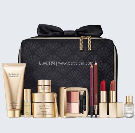 Estee Lauder雅诗兰黛美国官网：超值！Estee Lauder The Secret of Infinite 白金系列限量礼品套组 折后$296.25，价值$795=3.7折