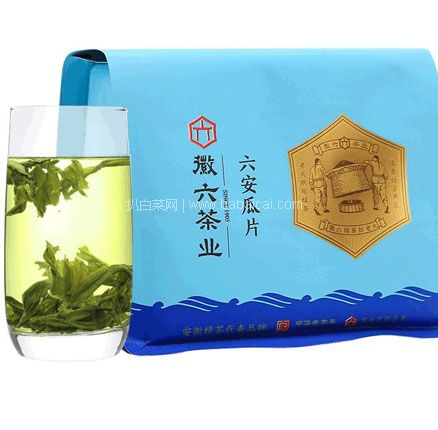 白菜！中华老字号 2024新茶 徽六 一级寻味六安瓜片绿茶 100g 券后￥18元包邮