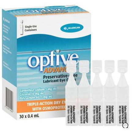 澳洲Pharmacyonline 中文官网：Optive 三重润滑滴眼液 0.4ml 30瓶 无防腐剂 16.95澳币