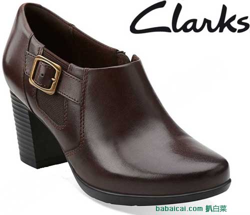 Clarks 其乐 Promise May 女士高跟鞋（原价$110，现4.9折$51.2)，满百7折后实付$35.84，可直邮