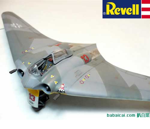 Revell Horten GO-229 利华 1:72飞机模型，原价$15.99，现7.1折$11.08