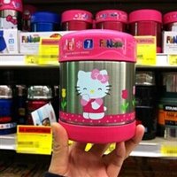 历史低价~Thermos膳魔师Hello kitty儿童不锈钢保温桶/闷烧罐300ml特价$12.83