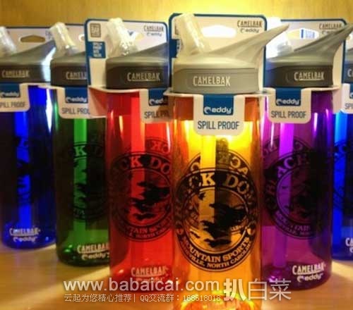 销量第一，Camelbak 美国驼峰户外便携运动水壶 600ml 原价$14，现6.4折$8.99