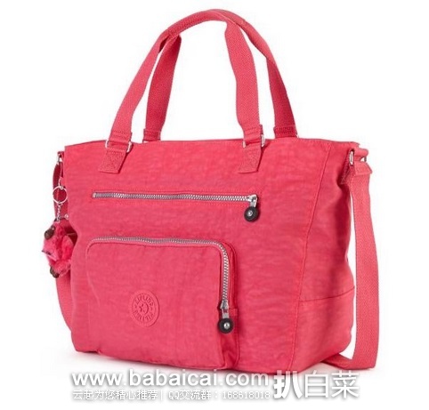 Kipling 吉普林 Noelle 女士手提/斜跨包原价$119，现$67.04，公码8折$53.63，到手￥400