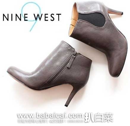 Nine West 玖熙 女士 Rallify真皮短靴 原价$119，现3折售价$35.7