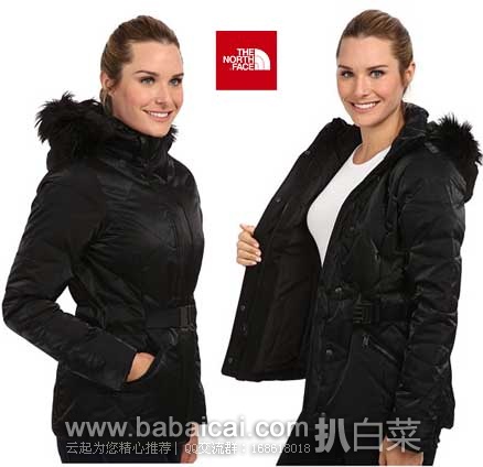 6PM：The North Face 乐斯菲斯 女款 550蓬鹅绒修身夹克 原价$290，现4.9折售价$144.99