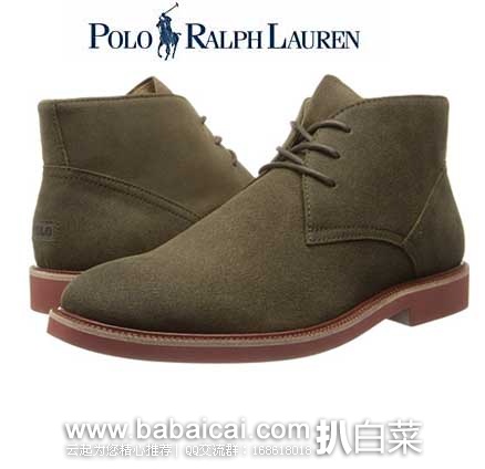 6PM：Polo Ralph Lauren 拉夫劳伦 男士 Torrington 真皮短靴 原价$139，现4折售价$55.99