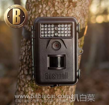 Bushnell 博士能 720P高清夜视摄像仪（600万像素/带闪光灯）原价$224.95，现3.6折售价$79.99，史低