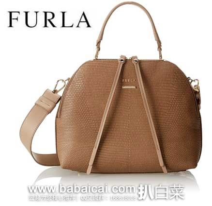 Furla 芙拉 女款中号小牛皮单肩手提包 原价$698，现4.7折售价$325.88