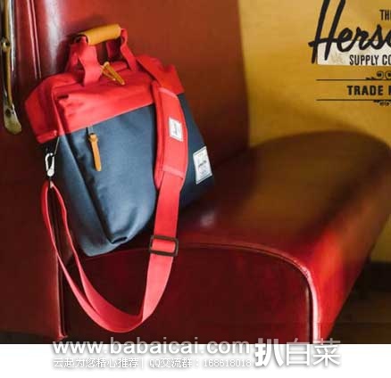 Herschel Supply Co.迷彩款帆布两用包 原价$99.99，现5折售价$49.98