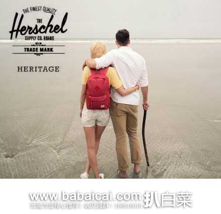 6PM：Herschel Supply Co. Classic 中性款 经典中号背包 原价$40，现5折售价$19.99