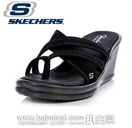 Skechers 斯凯奇 女士时尚高跟凉拖（原价$40，现3.6折$14.45），公码8折后实付$11.56