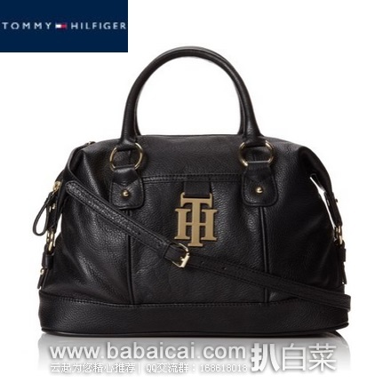 TOMMY HILFIGER 汤米希尔费格 女士真皮单肩斜挎包原价$178，现$114.98，公码8折$91.98