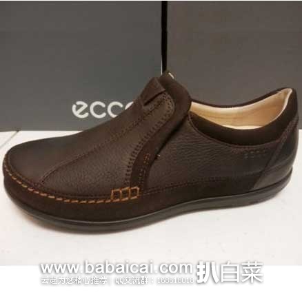 6PM：ECCO 爱步 Cayla 女士 舒适一脚蹬皮鞋 原价$130，现4.1折售价$52.99