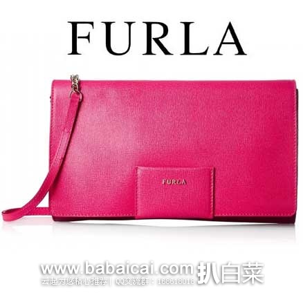 6PM：Furla 芙拉 女款 中号真皮挎包 原价$328，现4折售价$130.99