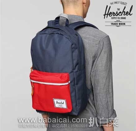 Herschel Supply Co. 双肩背包 原价$64.99，现5折售价$32.77