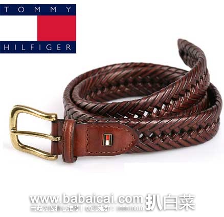 好价再来！！多款 TOMMY HILFIGER 汤米希尔费格 男式皮带促销，还可用7.5折优惠码