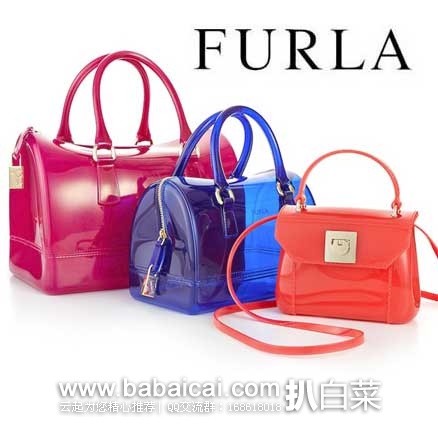 最爱果冻包 FURLA 芙拉 女款 Candy Sweetie Mini 手提斜挎包  原价$178，现历史新低$122.92，