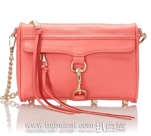 Rebecca Minkoff 瑞贝卡明可弗经典名款mini mac单肩包原价$195 现$124.31，会员下单7折$87.07，直邮含税到手约￥645