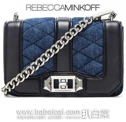 Rebecca Minkoff 瑞贝卡明可弗 女款  迷你真皮小挎包（原价$195，现6.9折售价$135.28）， 公码7折后实付$94.7，新低