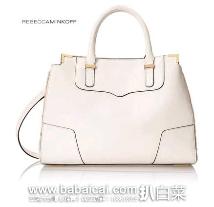 Rebecca Minkoff 瑞贝卡明可弗 女款  真皮斜挎手提包 （原价$325，现售价$207.19），prime会员7折后实付$160.67