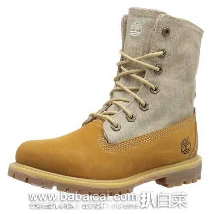 timberland天木蘭ekauthentics女士真皮短靴原價120現60或以下