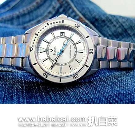 Bulova 宝路华 96M123 女士 时尚石英防水腕表   原价$399，现2.3折售价$94