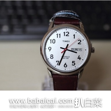 TIMEX 天美时 男士石英手表 原价$42.95，现$19.69，公码75折$14.77