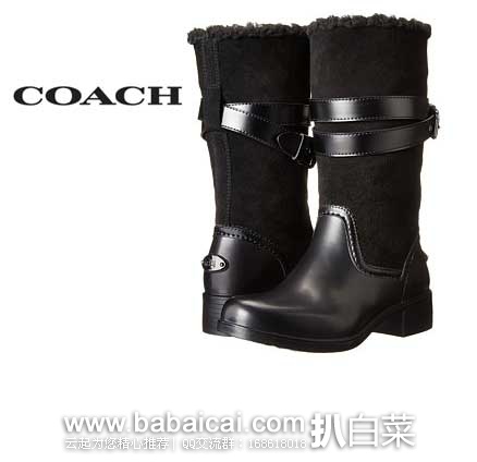 6PM：COACH 蔻驰 Zena 女士真皮长靴 原价$248，现4折售价$99.99