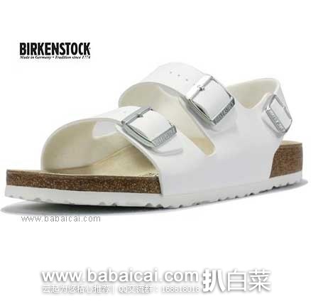 英国亚马逊：Birkenstock 德国勃肯 经典款软木鞋底中性凉鞋（原价£54.95，现售价£24.99），直邮退税后实付£20.83