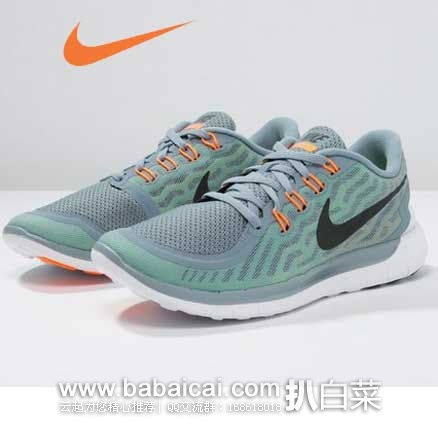 6PM：Nike耐克 Free 5.0男士运动鞋（原价$100，现特价$49.99），公码9折码后实付$44.99