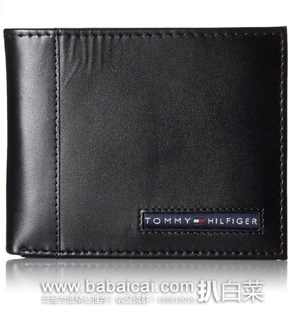 Tommy Hilfiger 汤米 希尔费格 Cambridge 男款真皮两折钱包 原价$42，现$20.18，公码75折$15.14，到手￥140