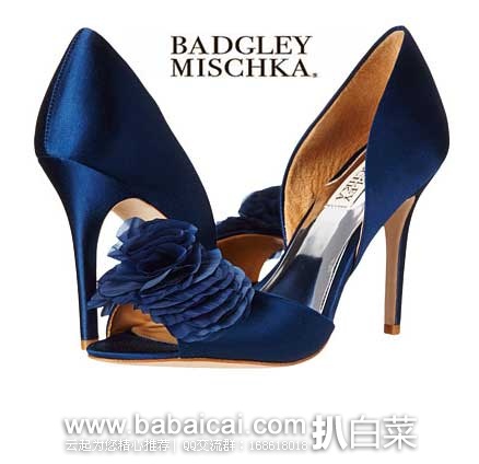 6PM：Badgley Mischka 巴吉雷·米其卡 女士细跟时装鞋 （原价$215，现2折售价$42.99），公码9折后实付新低$38.69