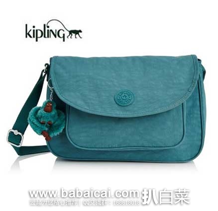 英国亚马逊：Kipling 吉普林 Sunita 女士 经典款单肩包 （原价£74，现售价£26.54），直邮退税后实付£22.12