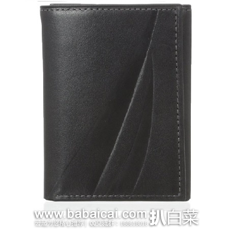 Nautica 诺帝卡 Trifold 男款真皮三折钱包 原价$40，现$12.11