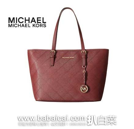 6PM：Michael Kors 女士 经典款 菱格衍缝 真皮单肩包 原价$298，现5折售价$149.99