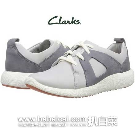 英国亚马逊：Clarks 其乐 Cowley Faye 女士 真皮休闲运动鞋 （原价£60，现特价£30），直邮退税后实付£25