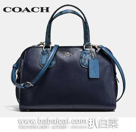 6PM：COACH 蔻驰 女士 真皮 单肩手提包 原价$325，现特价$169.99