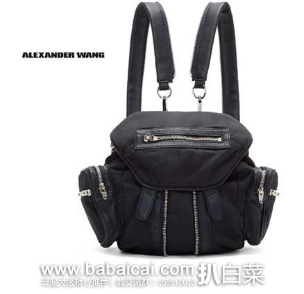 SSENSE： Alexander Wang  女士 真皮小号 帅酷单肩包 原价$850，现特价$383